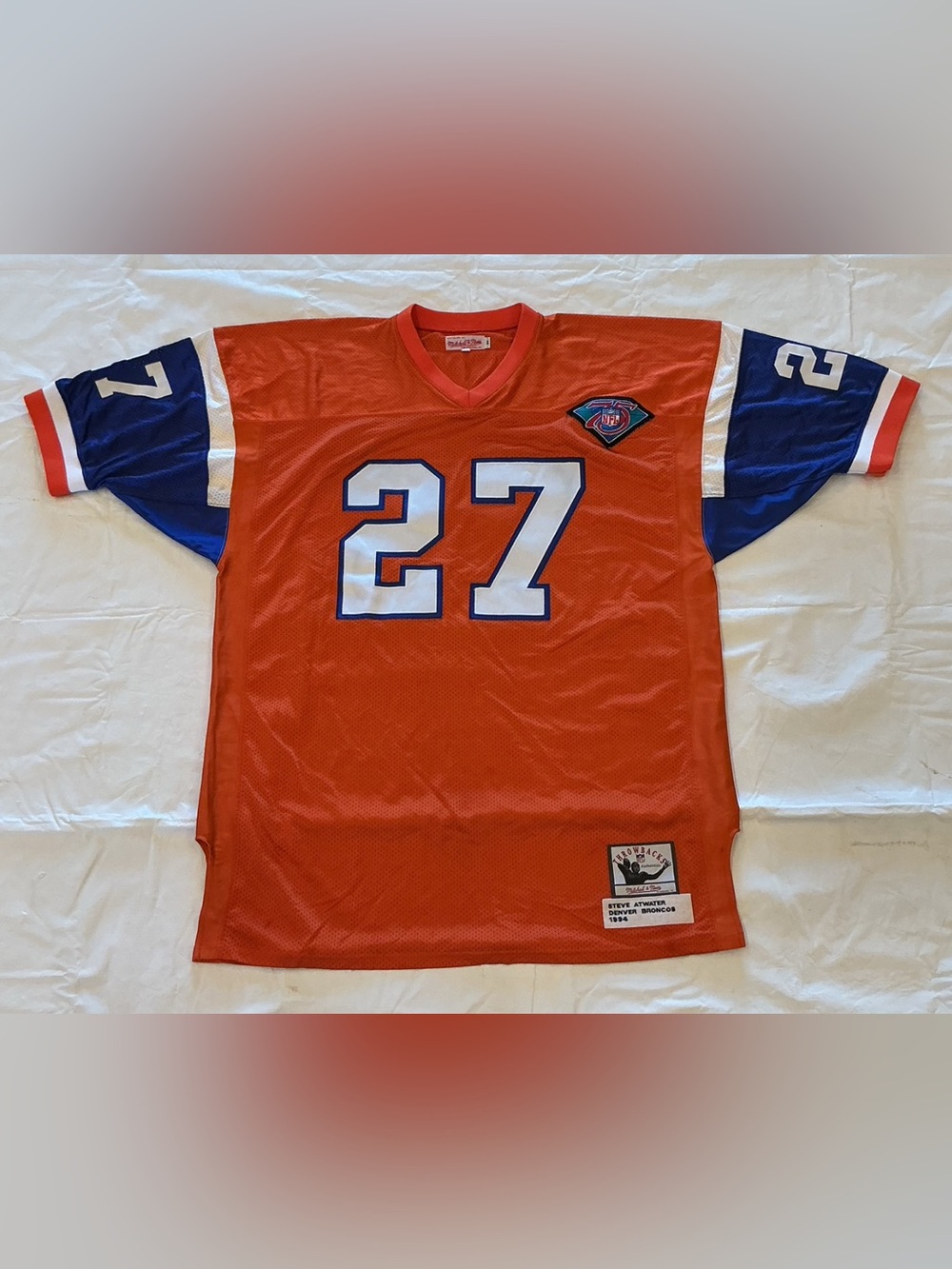 Denver Broncos Steve Atwater #27 NFL Throwback Jersey. - Picture 3 of 3